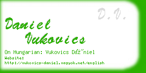 daniel vukovics business card